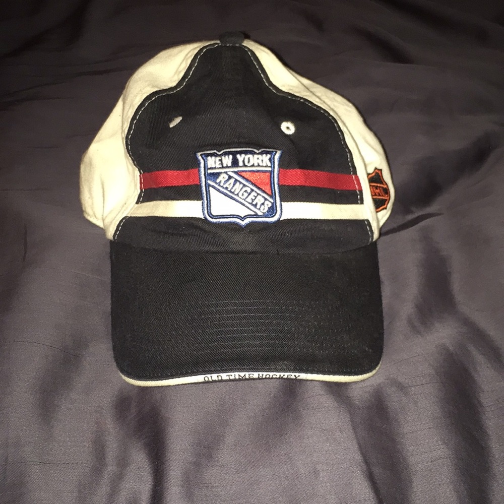 Old time hockey rangers hat